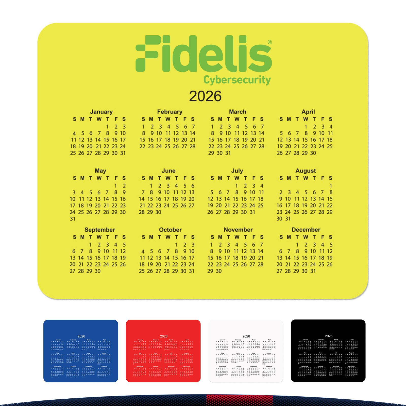 Yelsi Calendar Mouse Pads 3