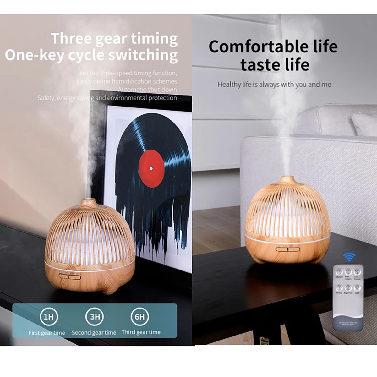 Portable 550Ml Aromatherapy Diffuser Humidifier 4