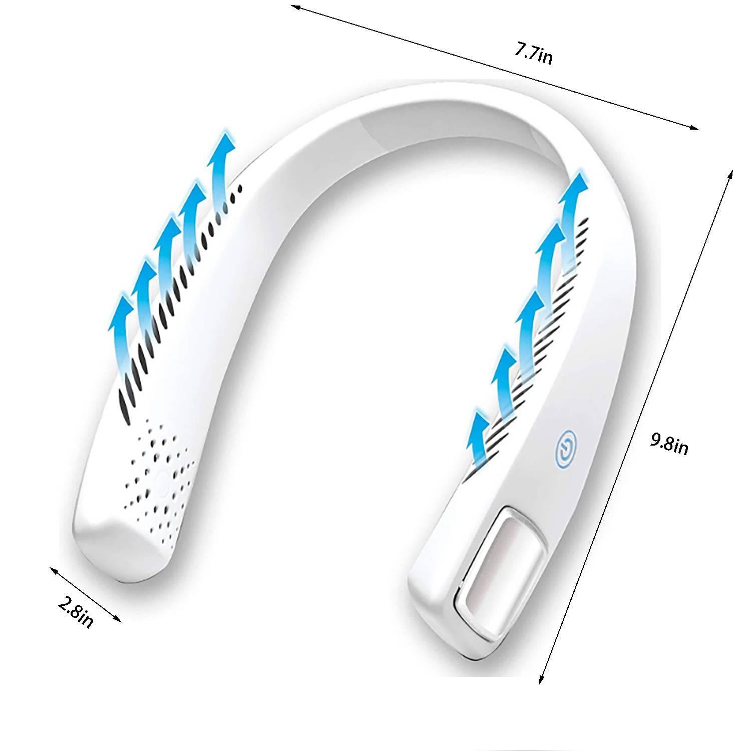 Portable USB Rechargeable ABS Hanging Neck Fan 5