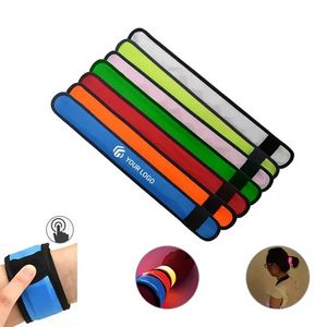 LED Light Up Slap Bracelets Night Sports Safety Wrist Band 7