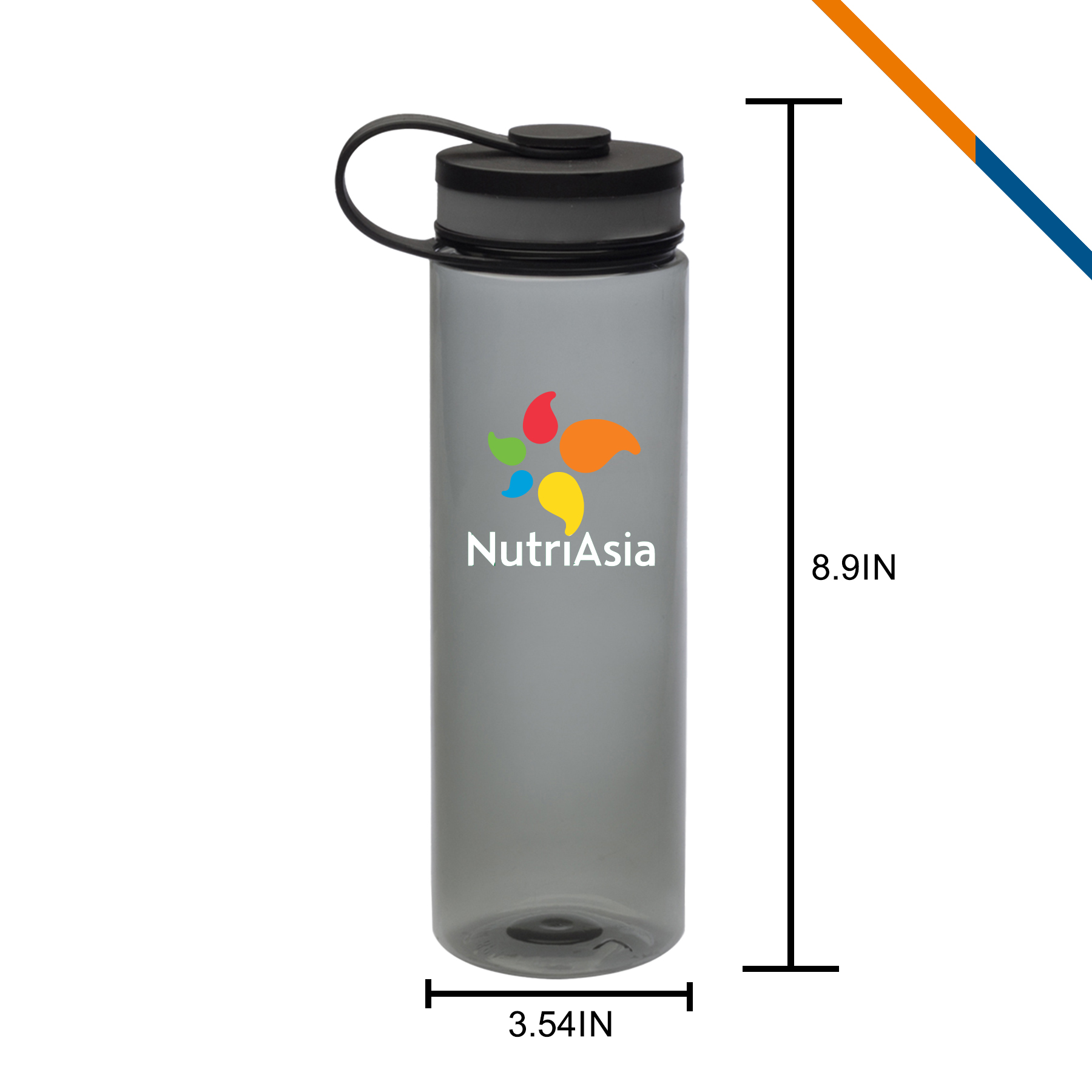 Gardin Plastic Water Bottle - 26 OZ. 7