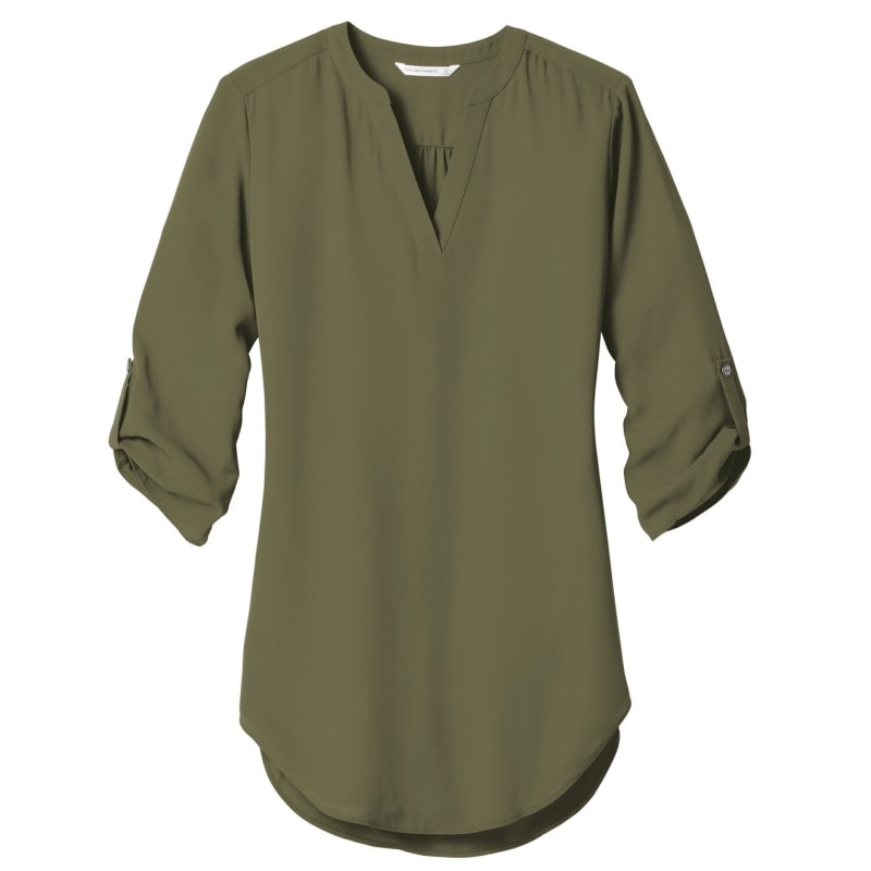 Port Authority Ladies 3/4-Sleeve Tunic Blouse. 30