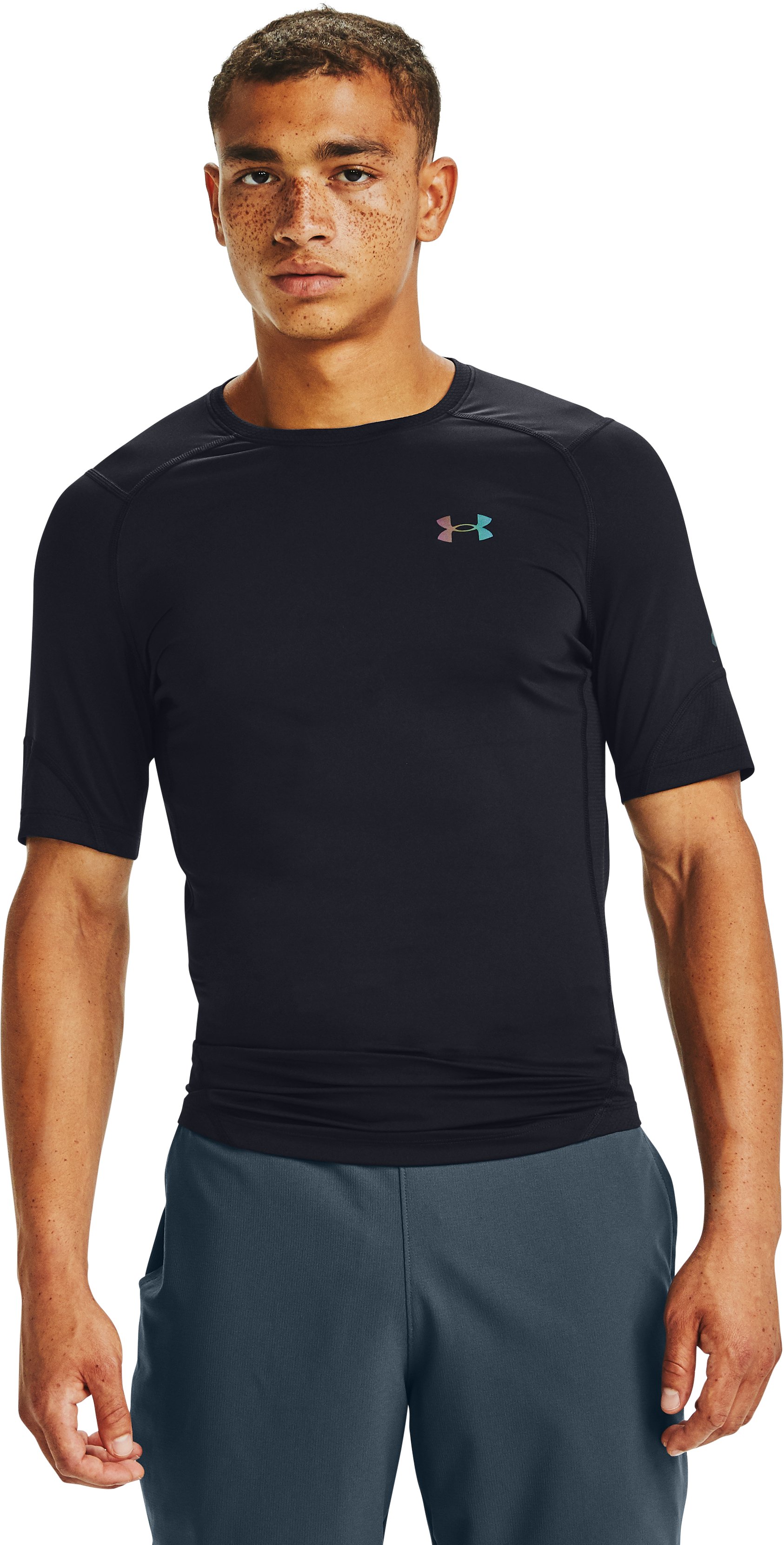 UA RUSH HeatGear 2.0 Men's Compression Short Sleeve 1