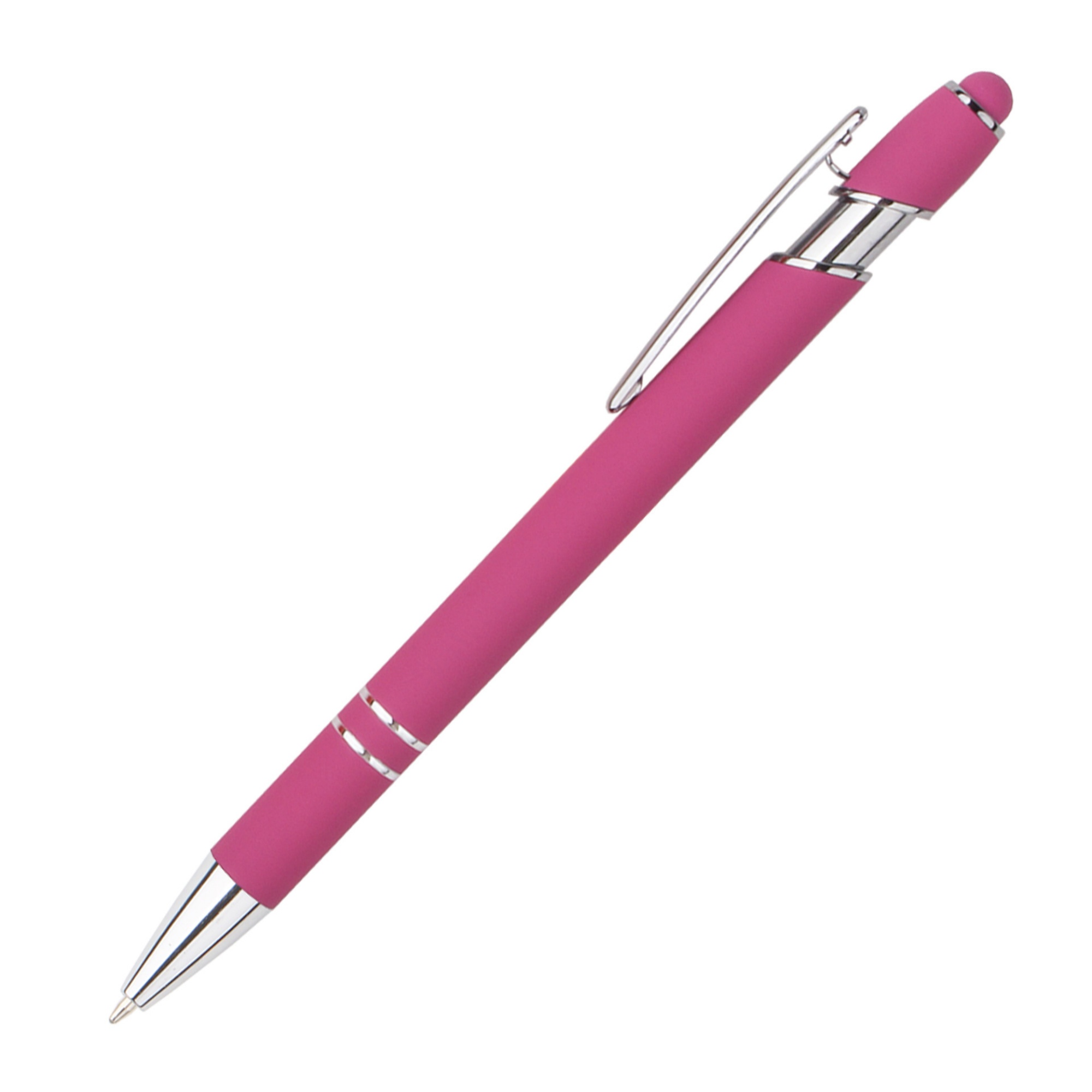 Stylus Tip Metal Ballpoint Pen 2-in-1 Retractable Design 5