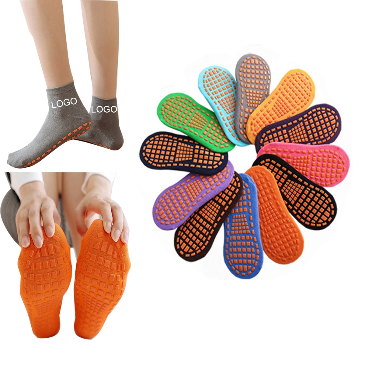 No Skid Socks Non-slip 2
