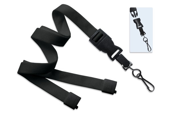 5/8" Polyester Lanyard with Breakaway and Quick Release (J-Hook) 2