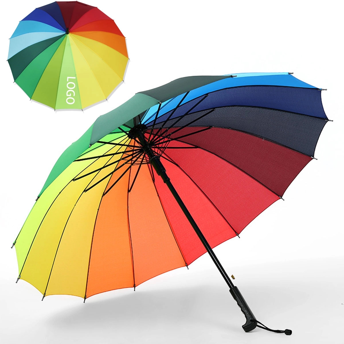 Colorful Rainbow Umbrella 1