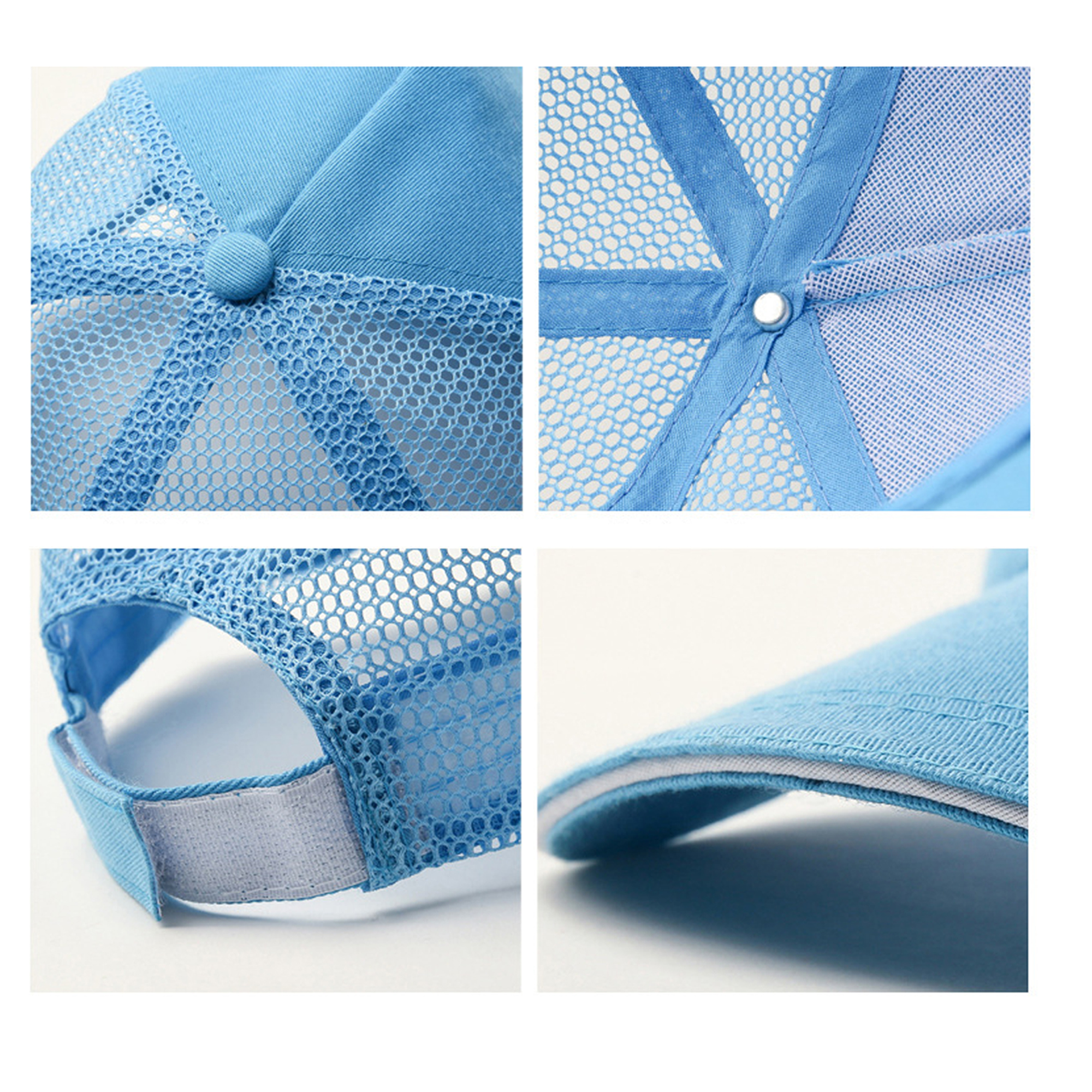 Full Color Mesh Sun Cap For Adults Golf Hat 9