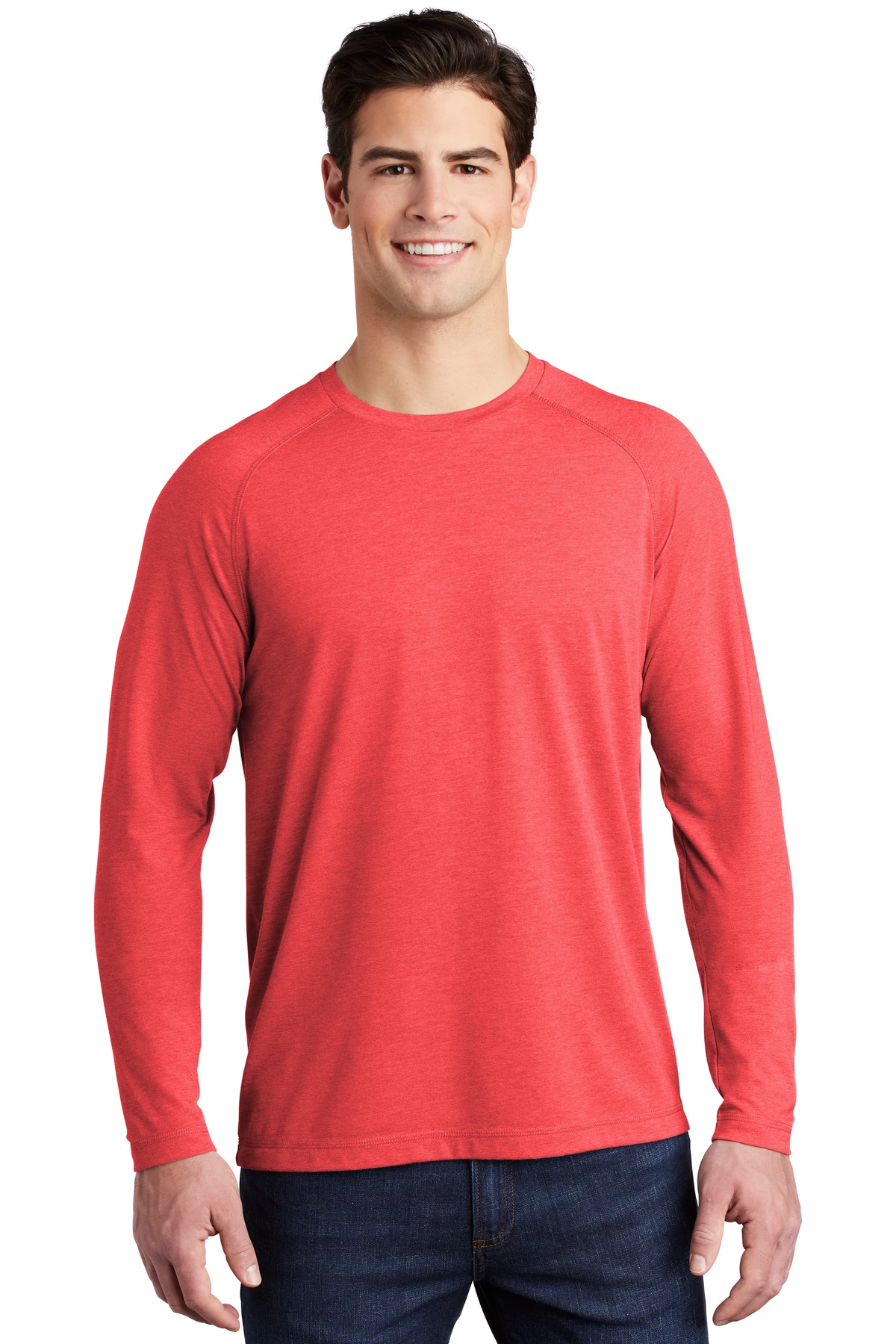 Sport-Tek® PosiCharge Long Sleeve Tri-Blend Wicking Raglan Tee 31