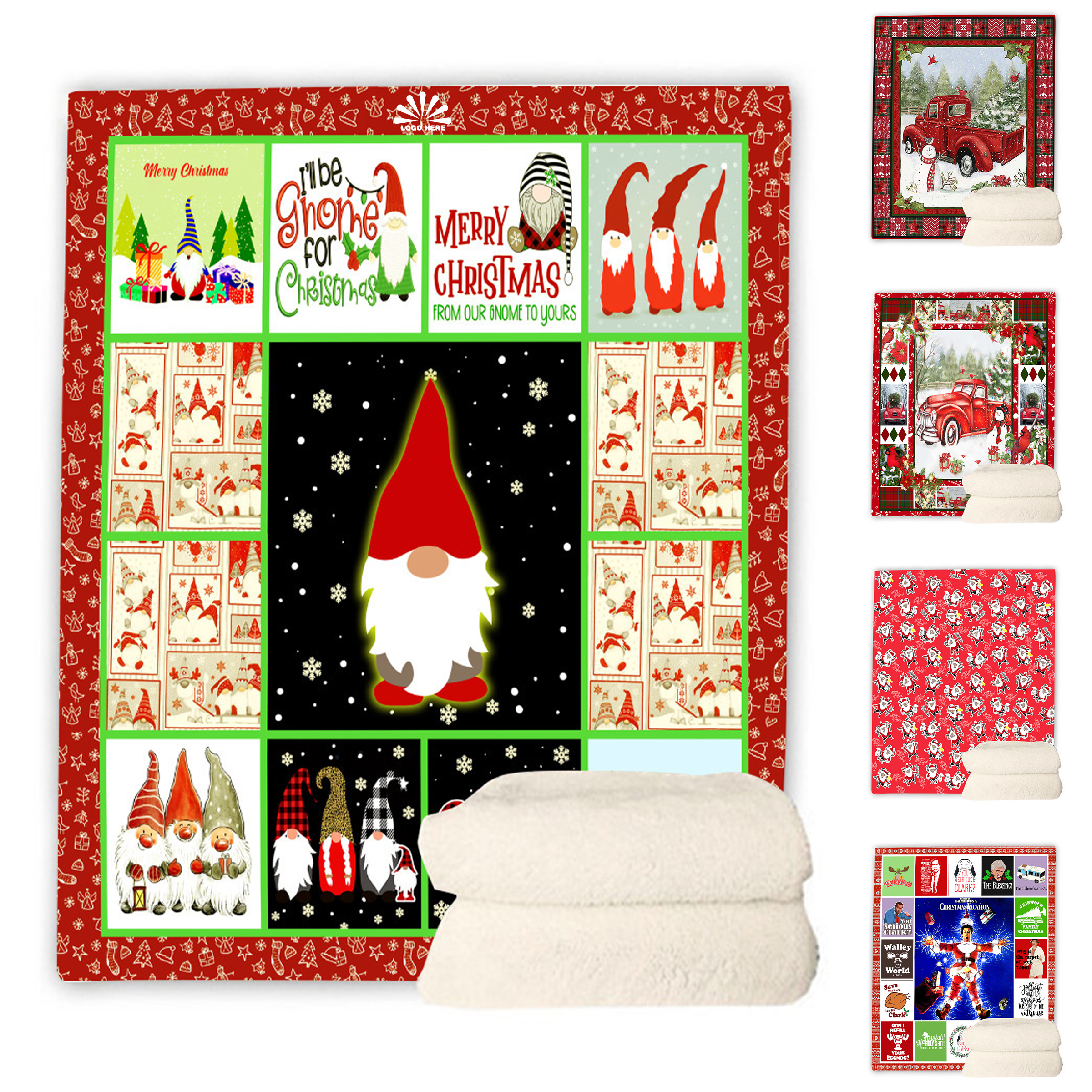 Custom Holiday Blankets for Christmas & Halloween 1