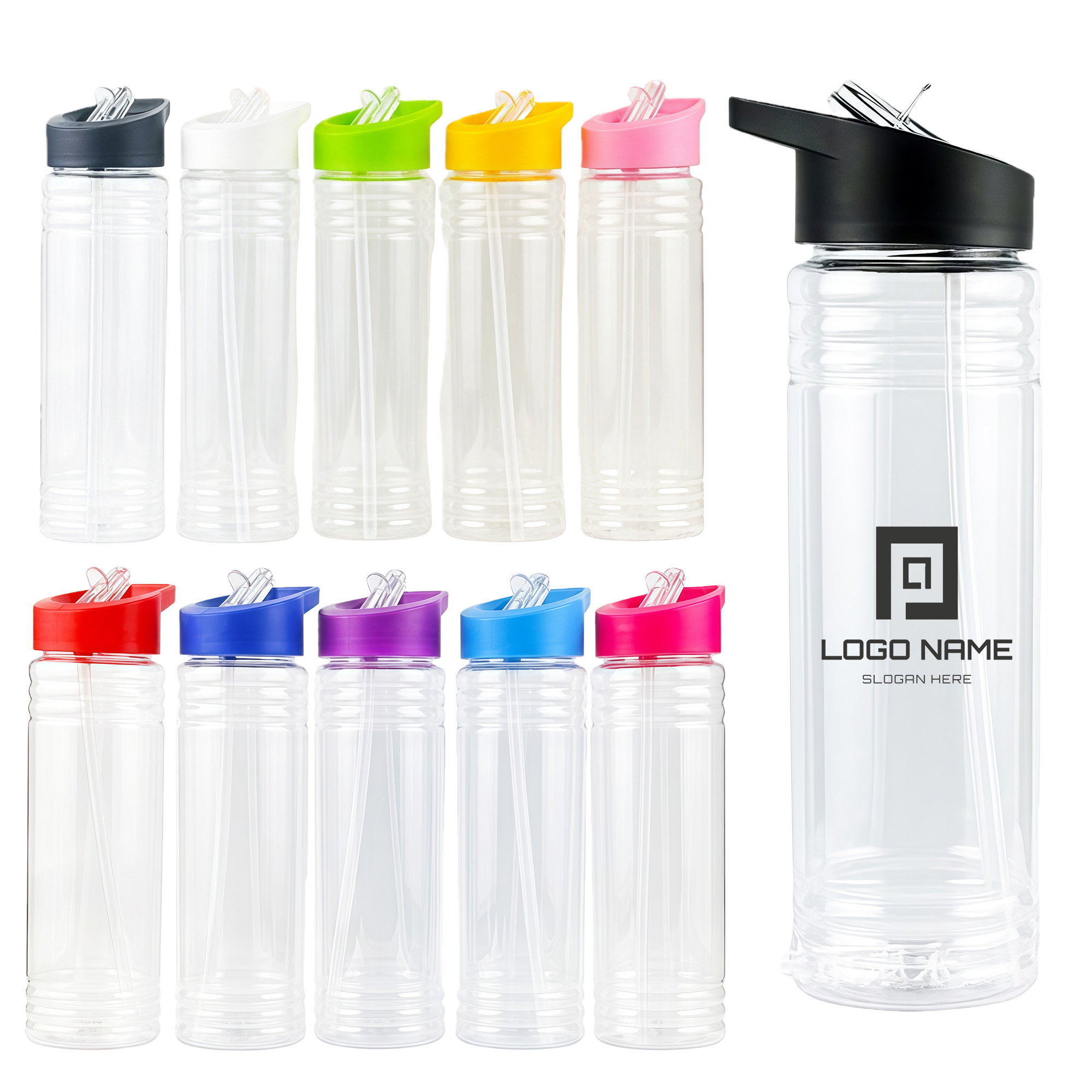 Camping Plastic Clear Water Bottle 2