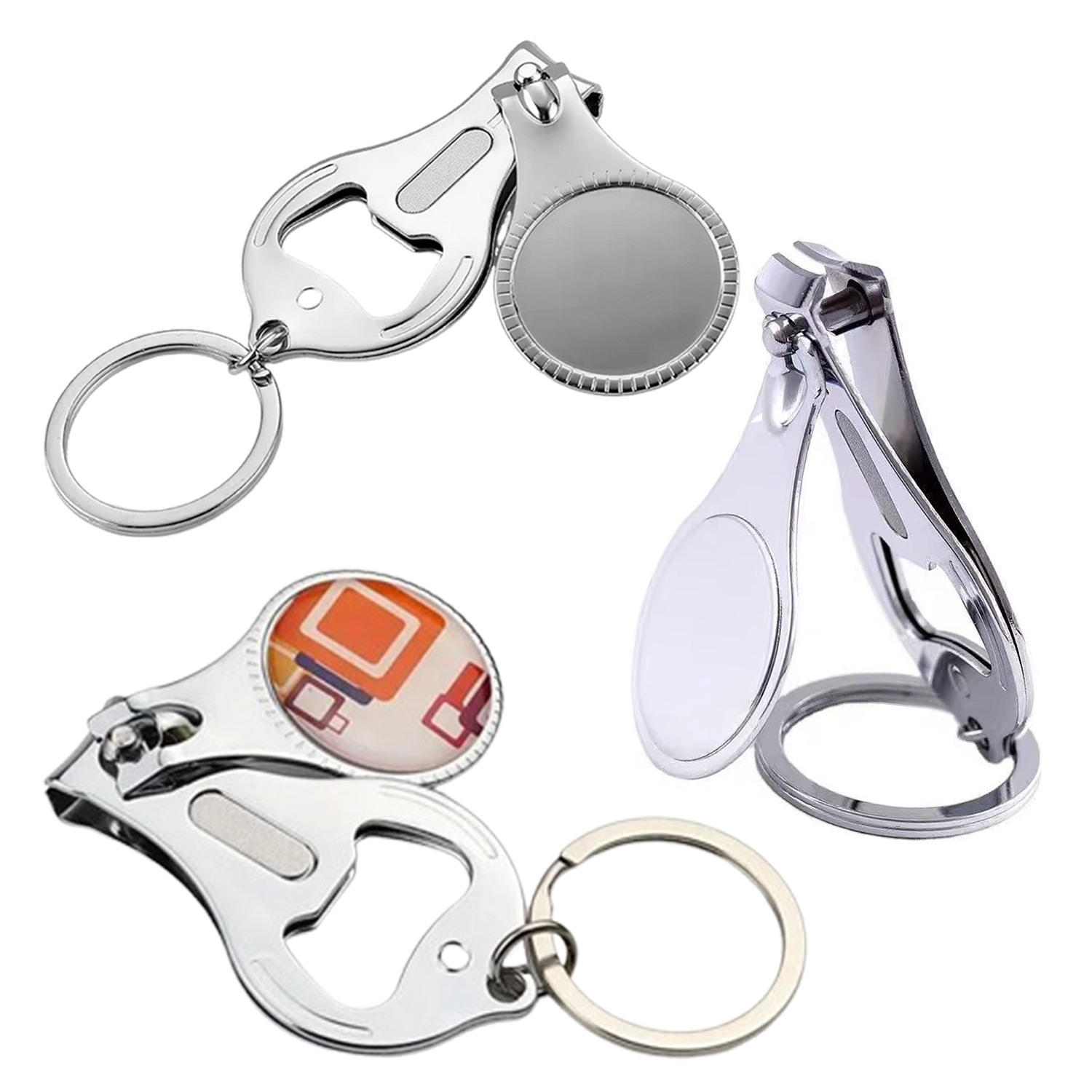 Nail Clipper with Keychain and Bottle Opener 4
