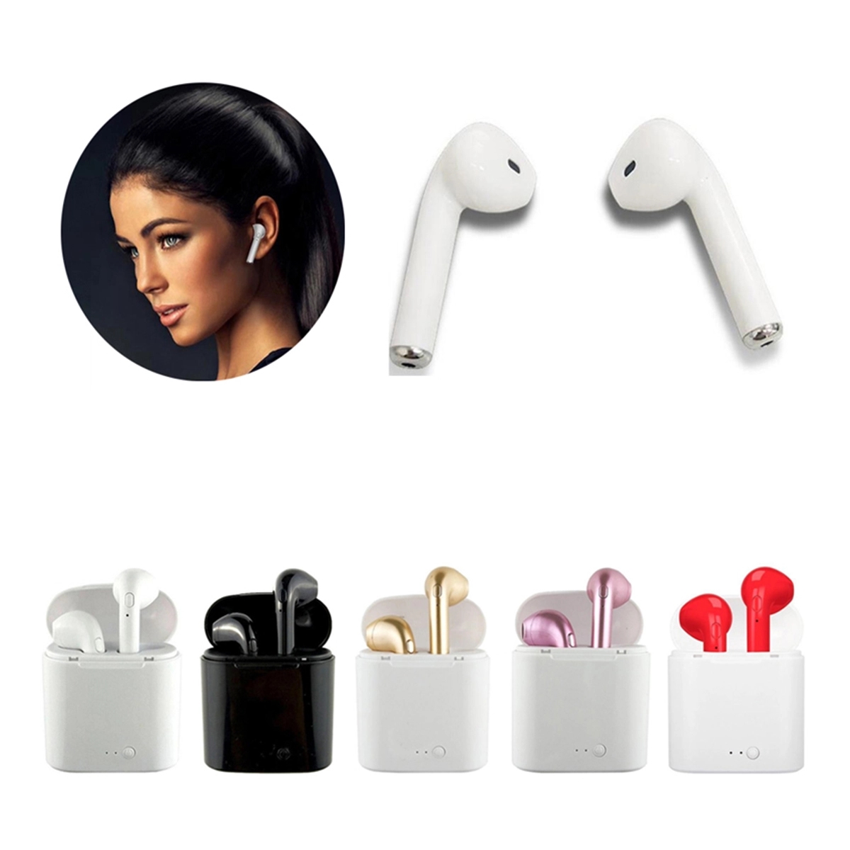 Wireless Ear Buds Bluetooth Headphones And Charging Box 4
