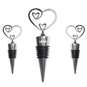 Unique Heart Shaped Wine Cork Bottle Stopper 13