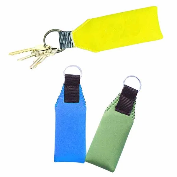 Floating Neoprene Boat Keychain Floatable Foam Keyring 2