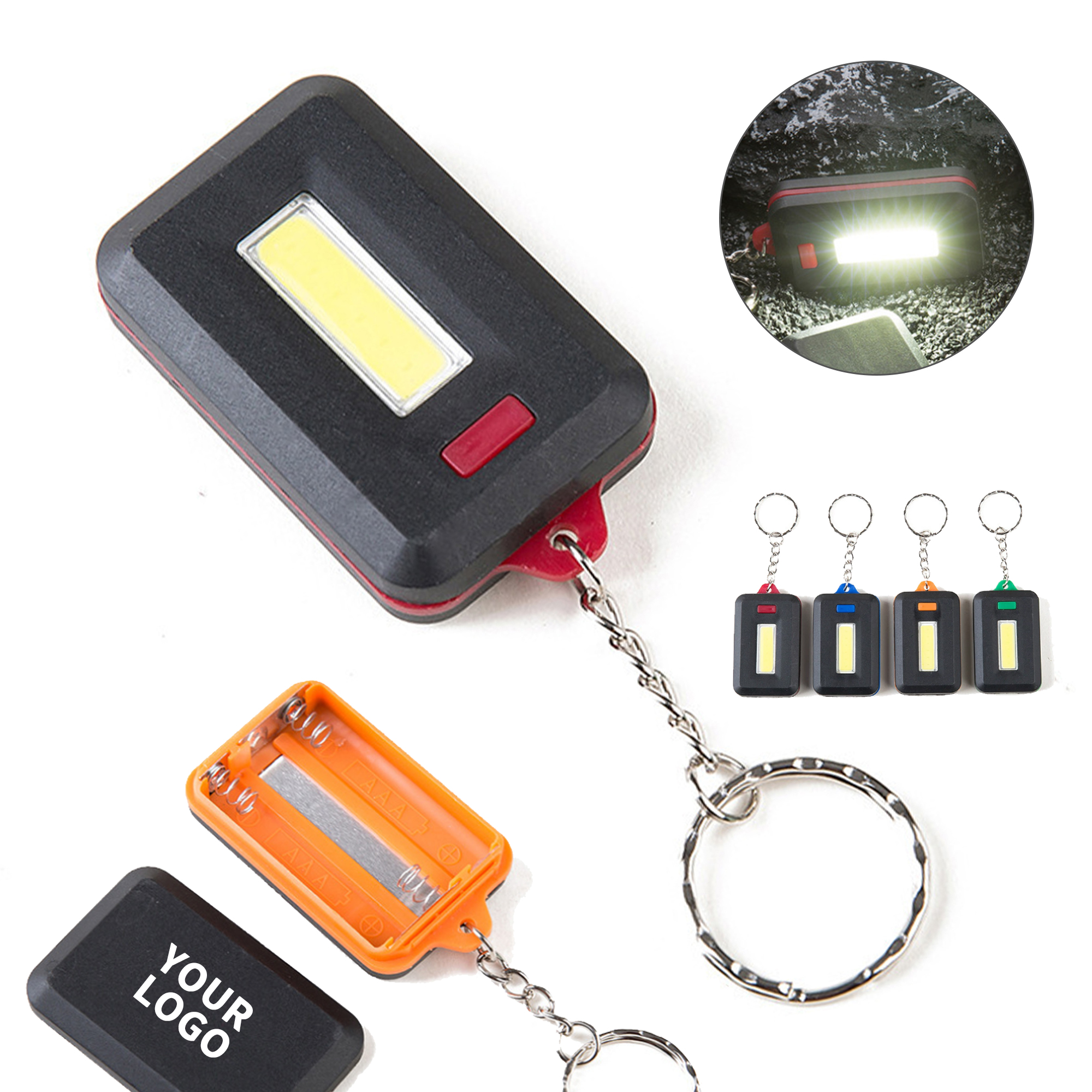 Mini Cob Led Keychain Light With Multi Mode Output 6