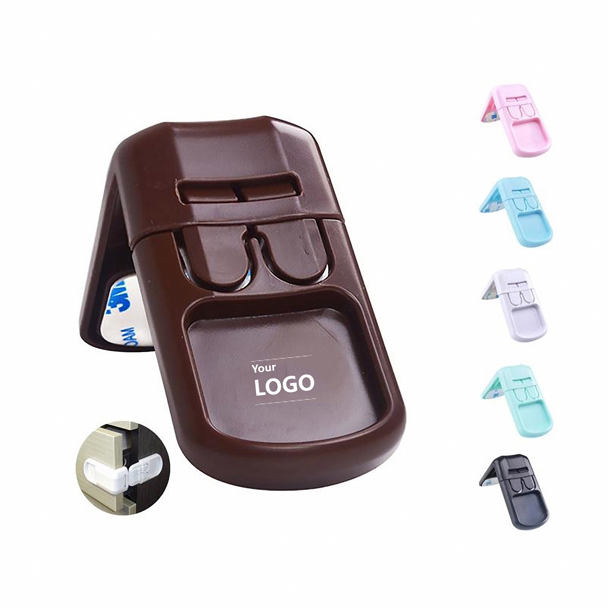 Childproof Cabinet & Drawer Locks - 90 Degree Baby Safety Latches 4