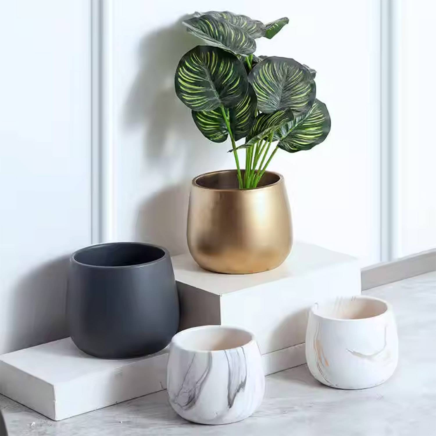 Home Single Ceramic Handmade Planter Pot 3