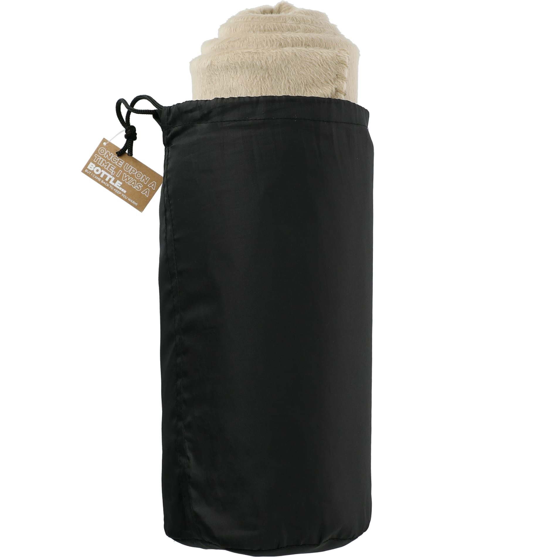 100% Recycled PET Fleece Blanket with RPET Pouch 84