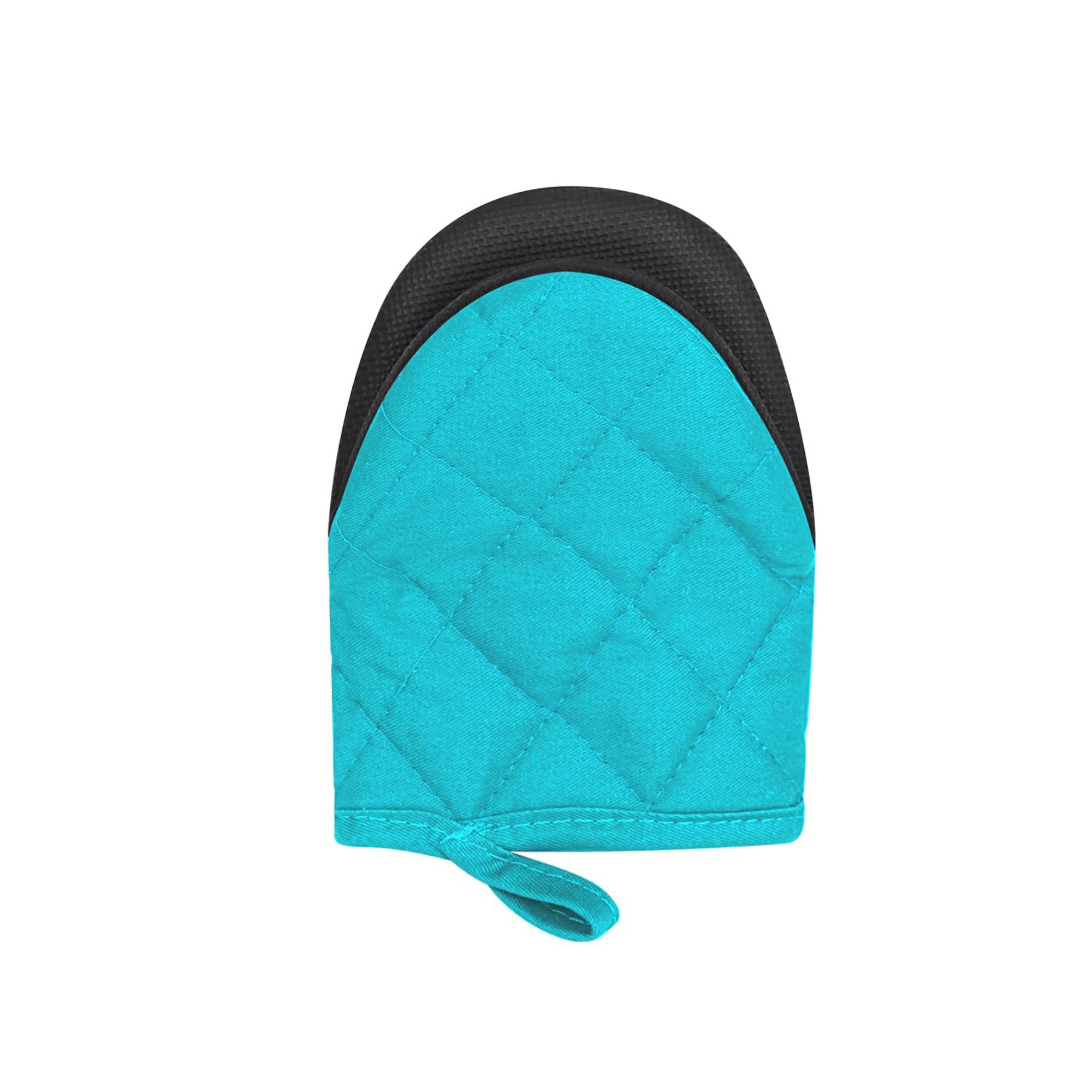 One Pair Kitchen Oven Gloves With Honeycomb Texture Grip 3