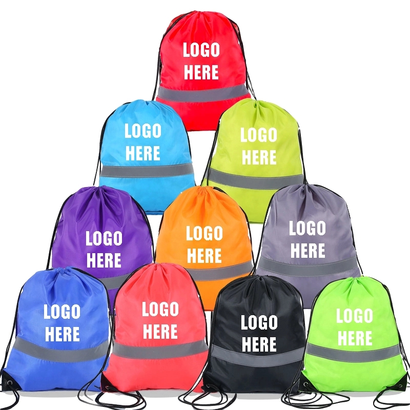 Custom 210 D Polyester Drawstring Bag 2