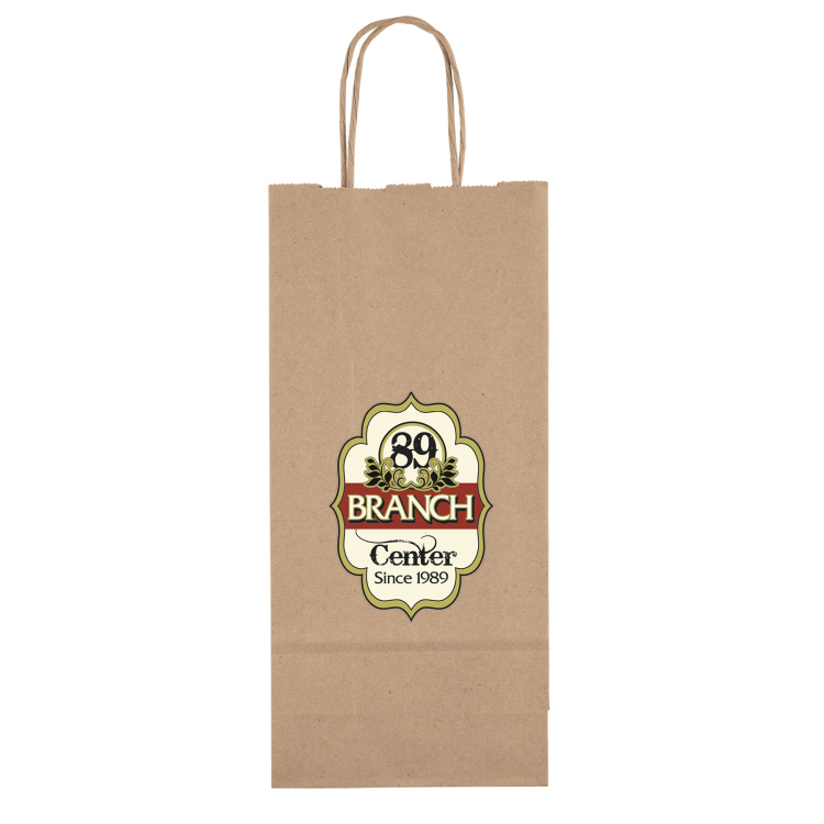 Eco Vino - Kraft-Brown Shopper - ColorVista 2