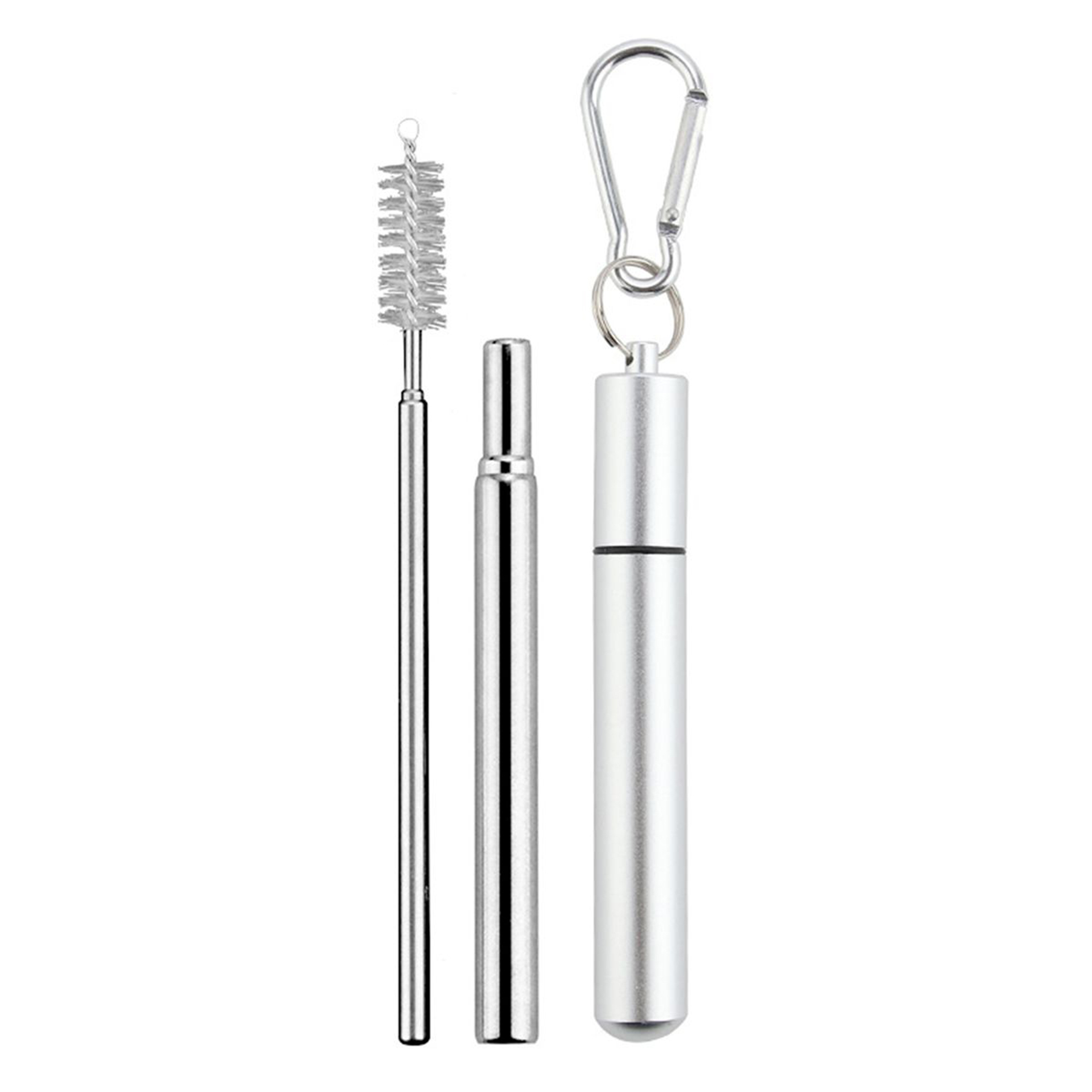 Portable Stainless Steel Telescopic Straw 12
