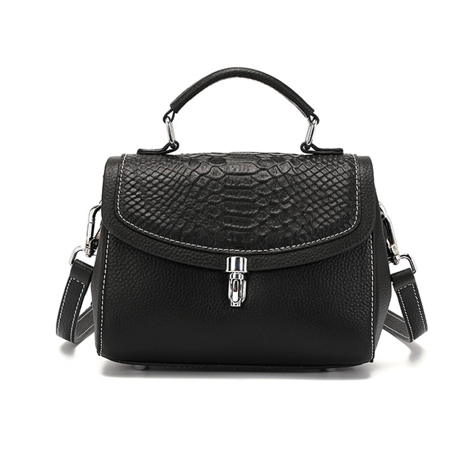 Genuine Leather Casual shoulder cross-body women's bag 2