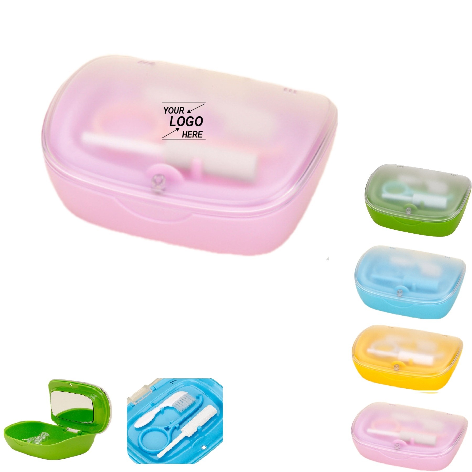 Orthodontic Retainer Case with Holder 1
