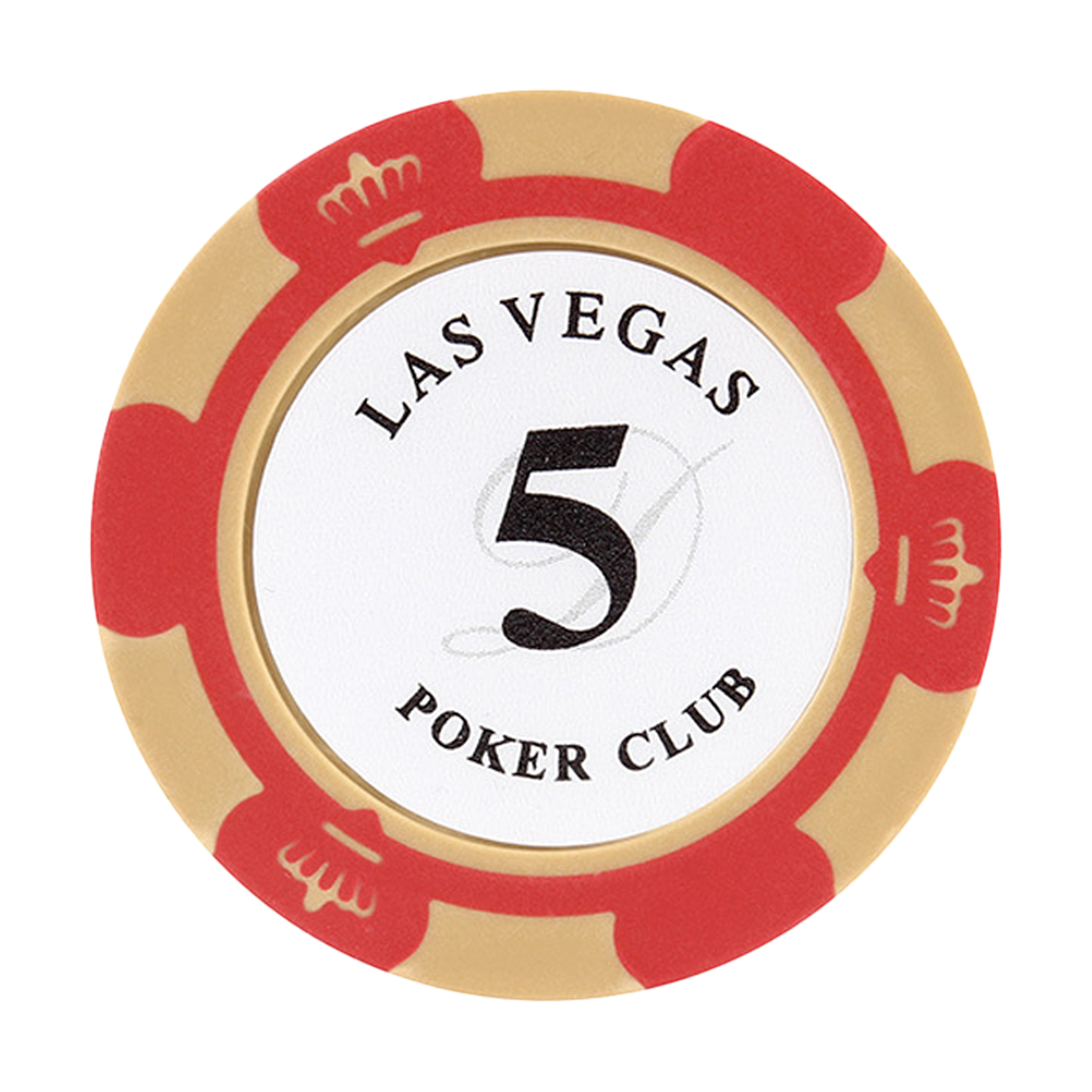 Polypropylene Poker Chip Coin 5