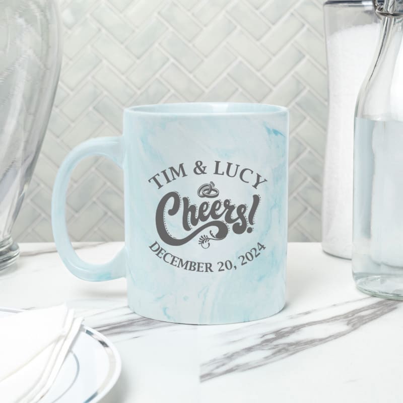 11oz Marble Coffee Mugs 4