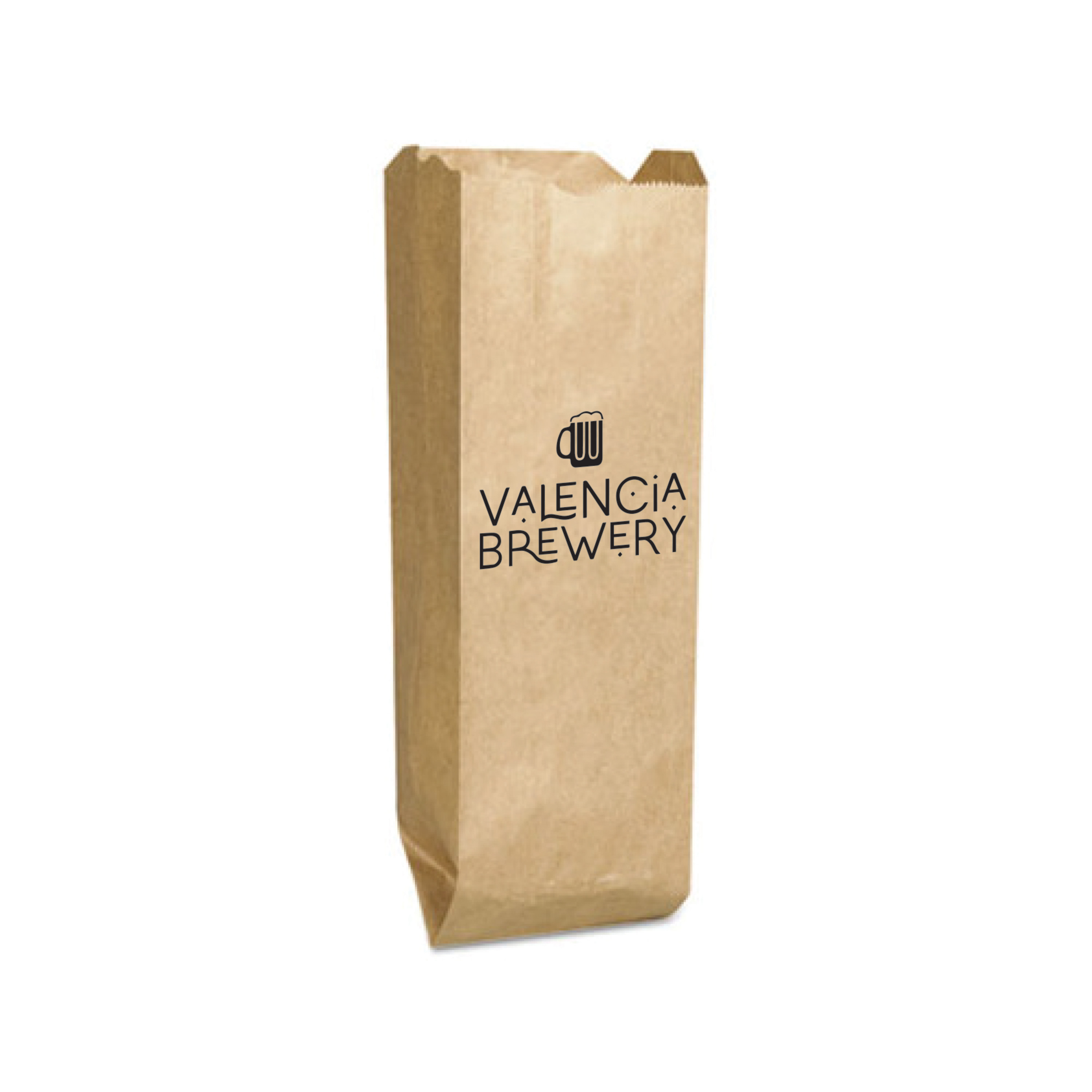 Pinch bottom bag, Kraft, 5x2x16 1000 per case 2
