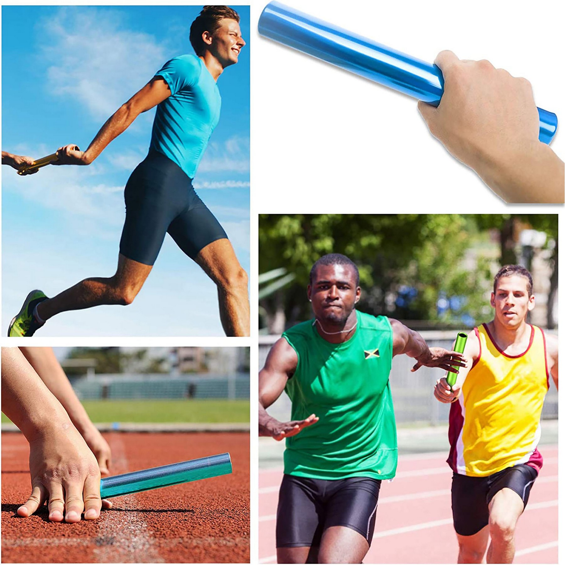 Aluminum Running Batons Track And Field Relay Batons 10