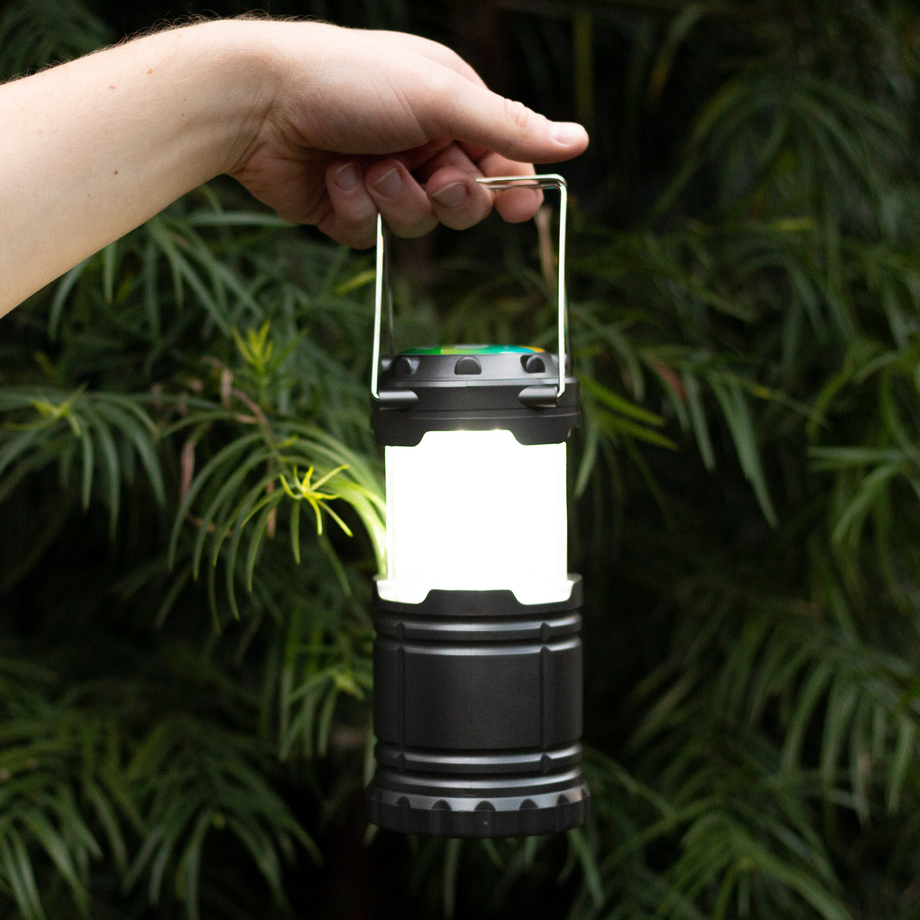 Lumens 2-in-1 Pop Up LED Flame Lantern 2
