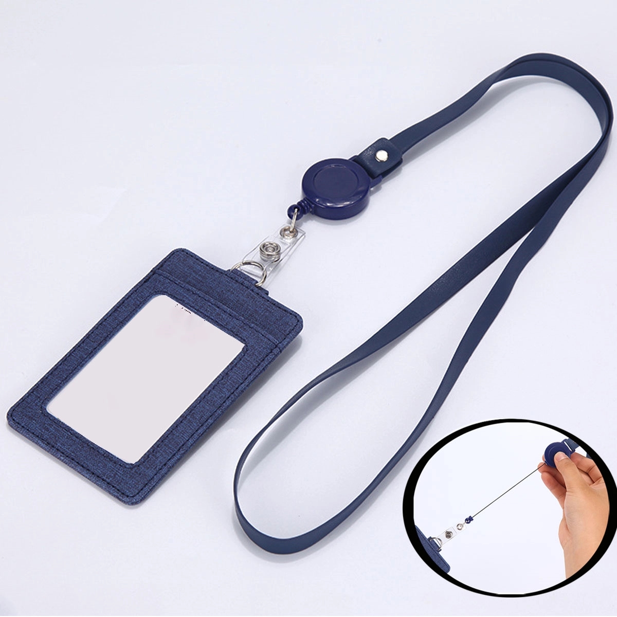 Double Sided Card Badge Holders With Lanyard 3