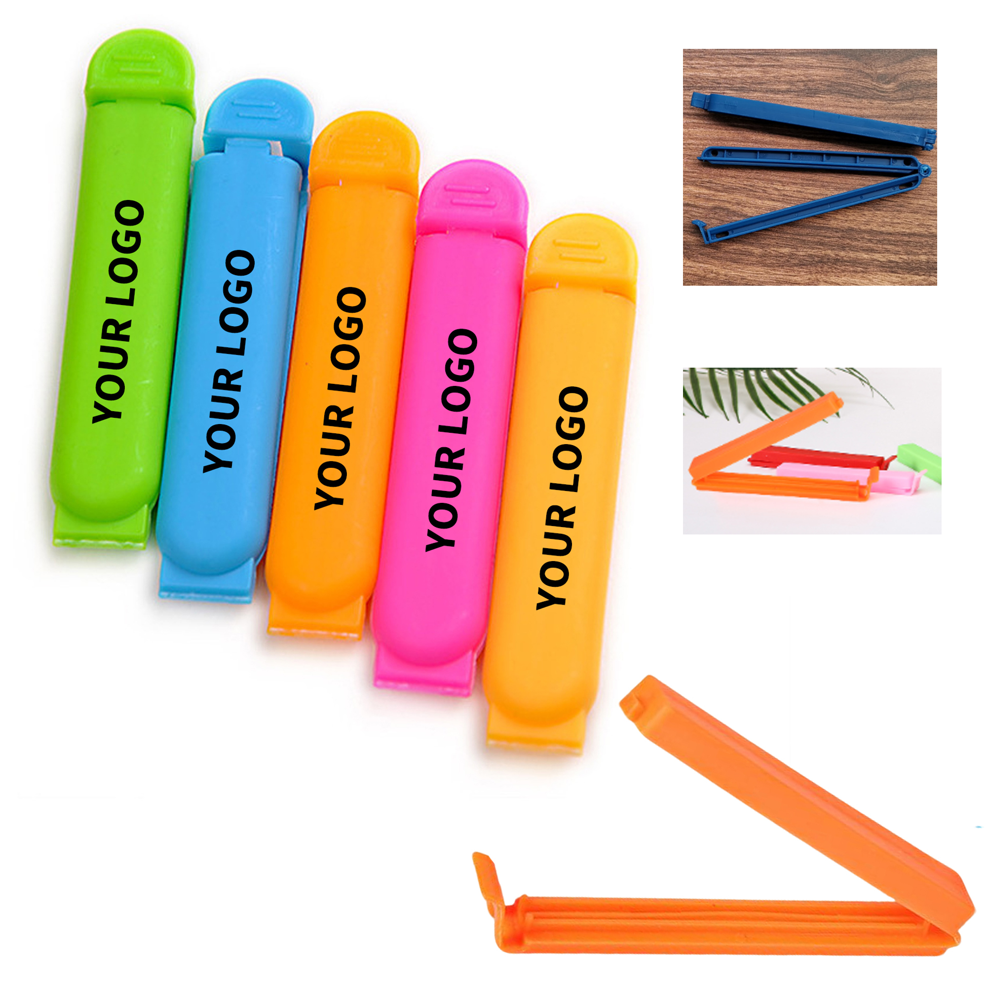 2.75" Food Bag Sealing Clip PP Plastic 2