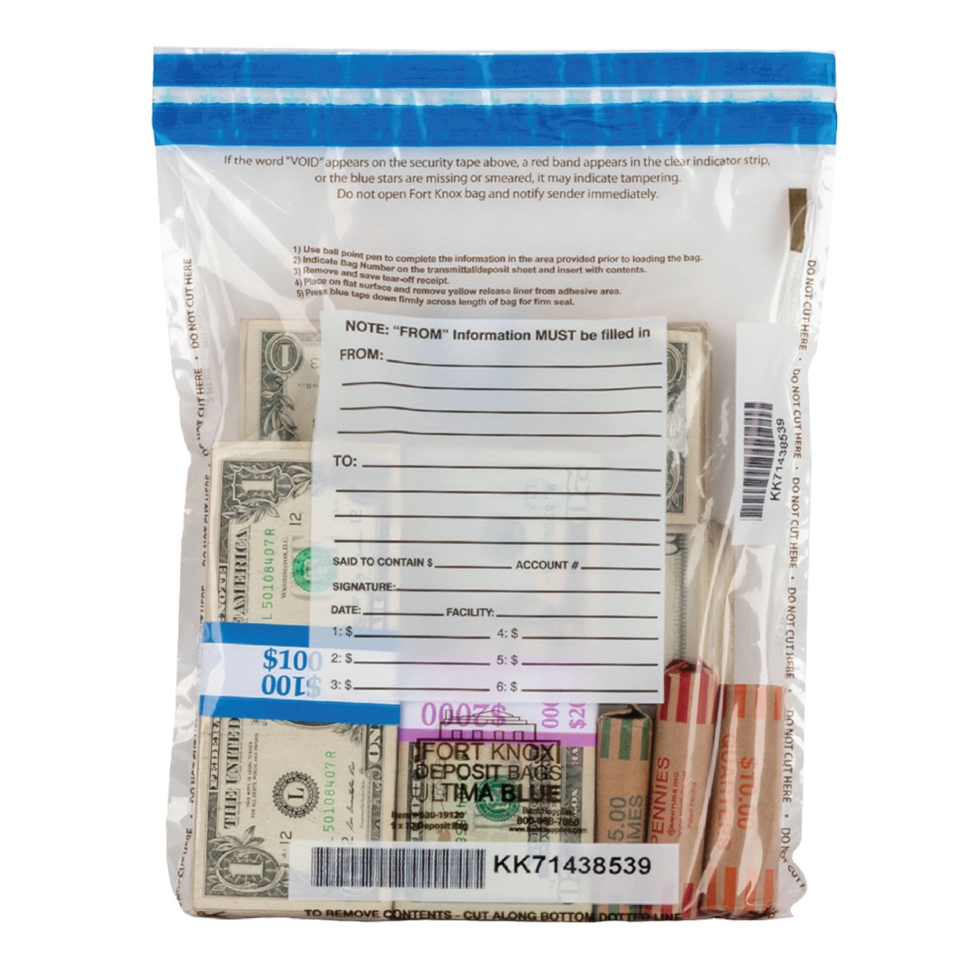 9"x12" Deposit Bag 5