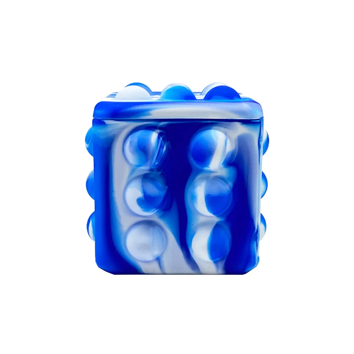 Tie Dye Custom Colors Decompression Push Bubble Cube Toy 11