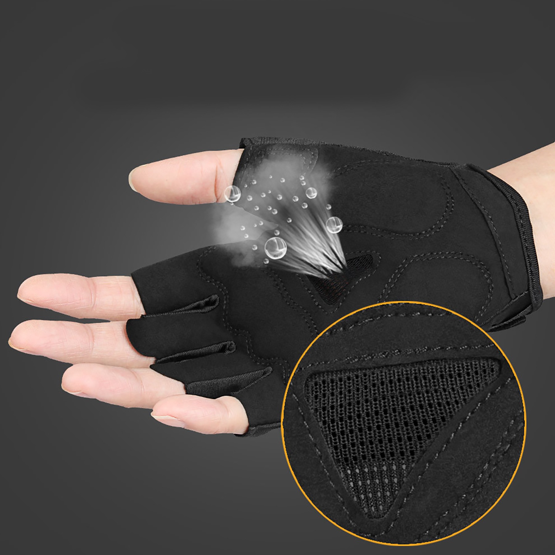 Half Finger Led Flashlight Gloves 5