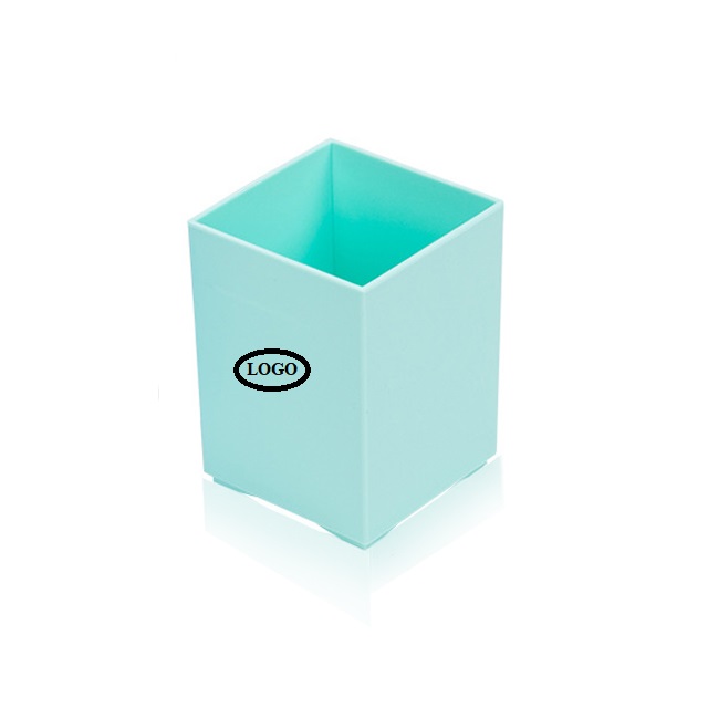 Square Plastic Pen Holder 2