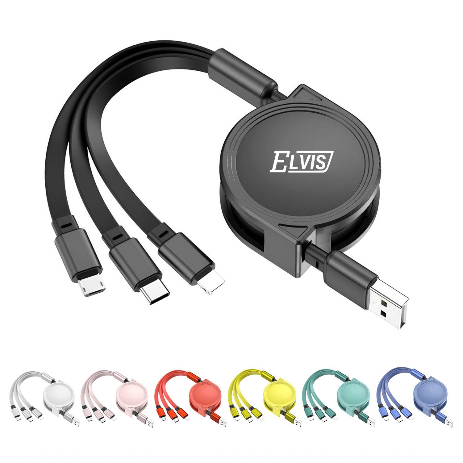 3-in-1 Retractable Charging Cable 1