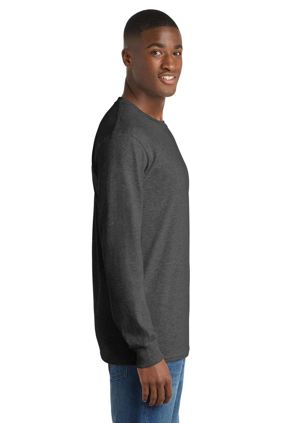 Port & Co Long Sleeve Core Cotton Tee. PC54LS 143