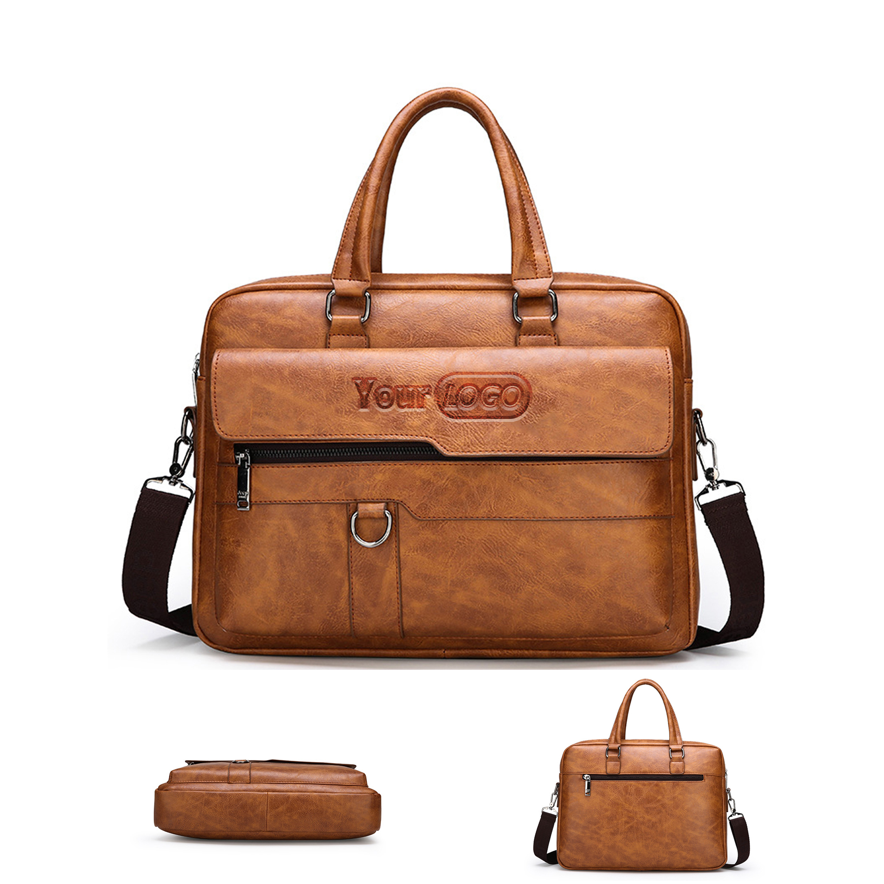 PU Men's Business Crossbody Bag 4