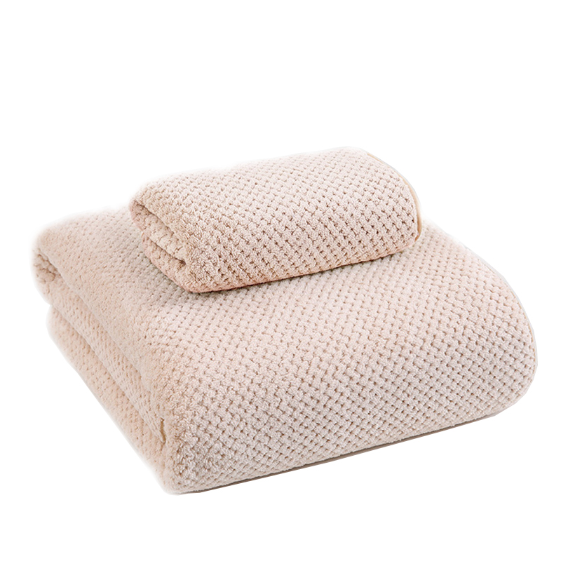 Thickened Coral Velvet Beach Towel 4