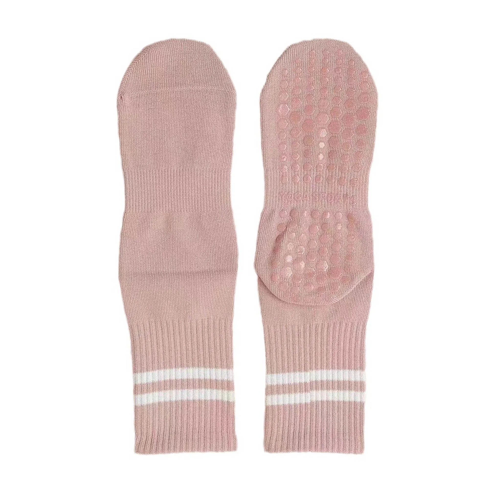 Long And Tube Pilates Socks With Non Slip Grippers 2