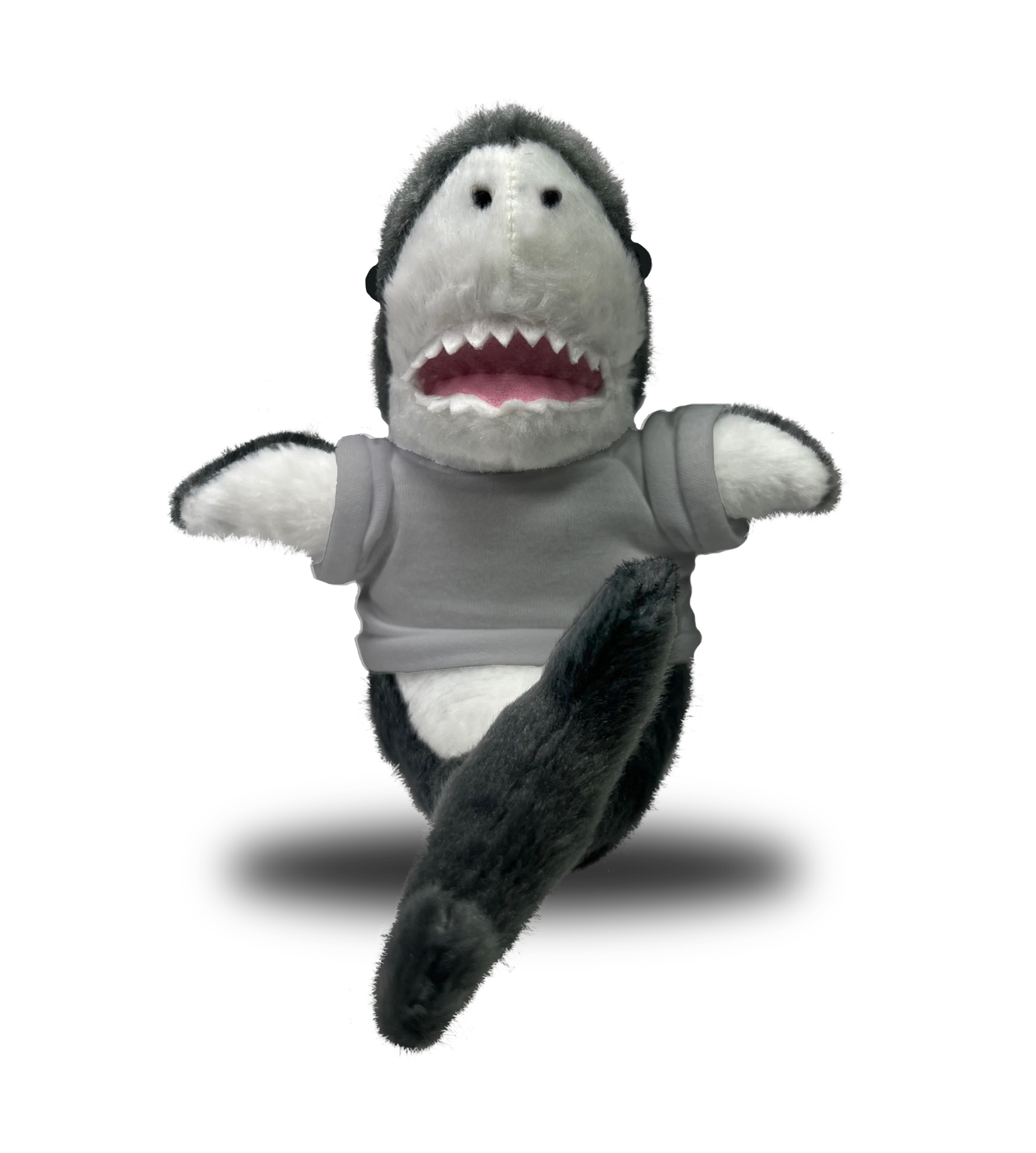 Plush Sitting Great White Shark 2