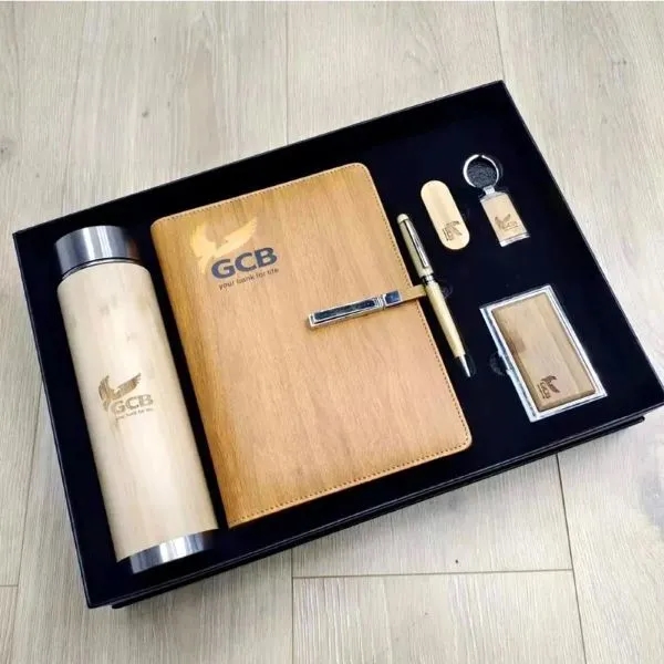 Bamboo Notebook Gift Set 4