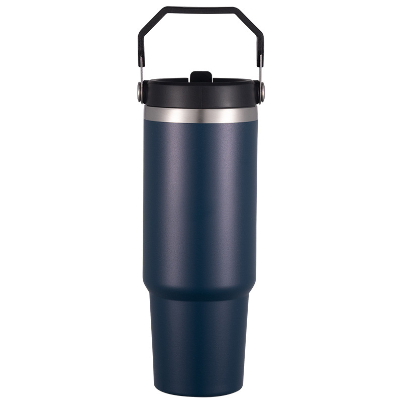 30 oz Stainless Steel Tumbler W/ Straw 9