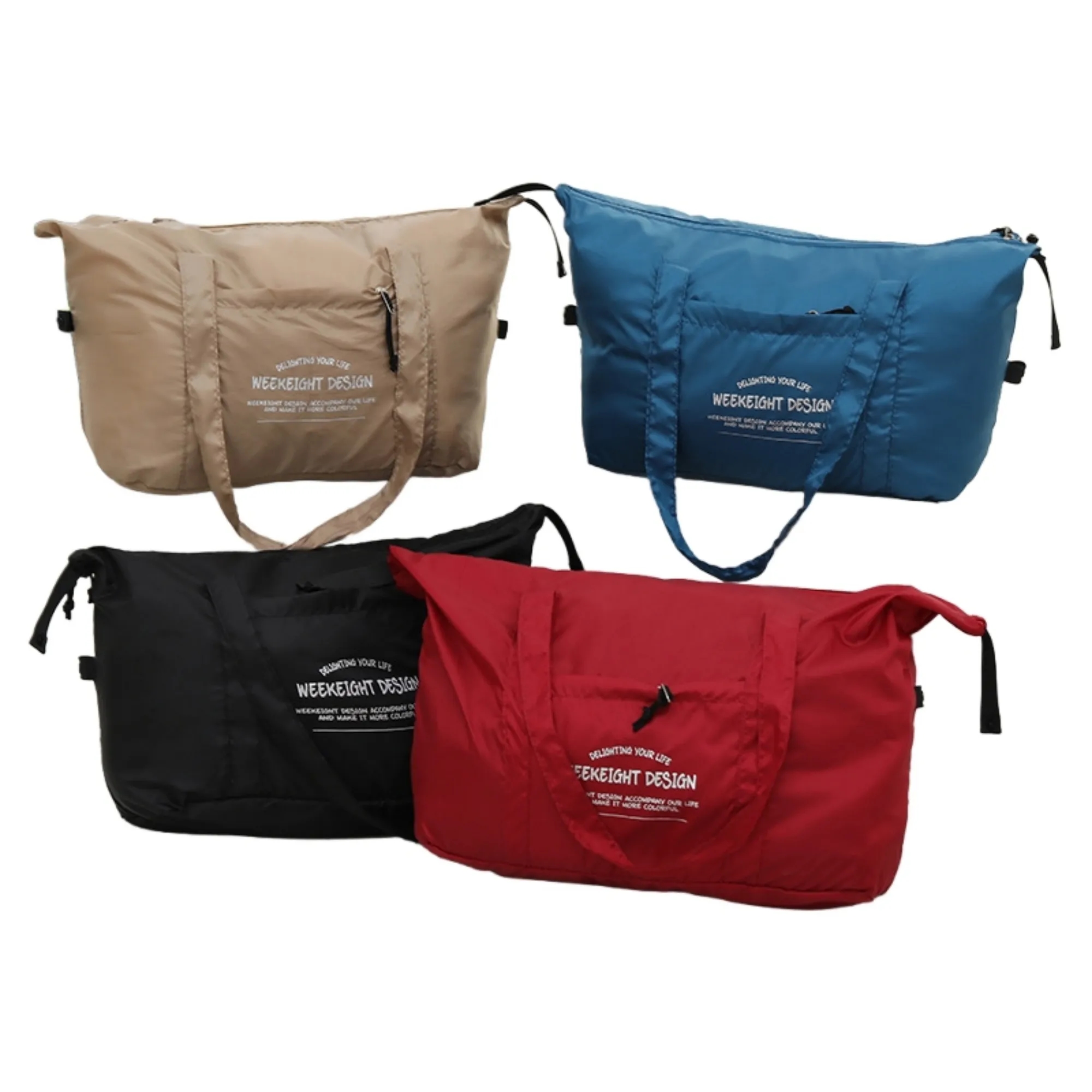 Large Nylon Luggage Bag Waterproof Fordable 4