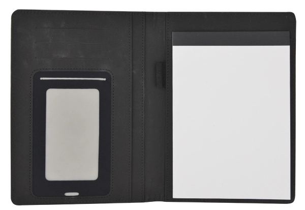 A5 Leatherette Padfolio with smartphone sleeve 7